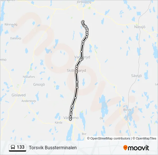 133  Line Map