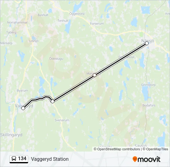 134  Line Map