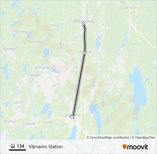 134  Line Map