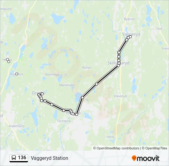 136  Line Map