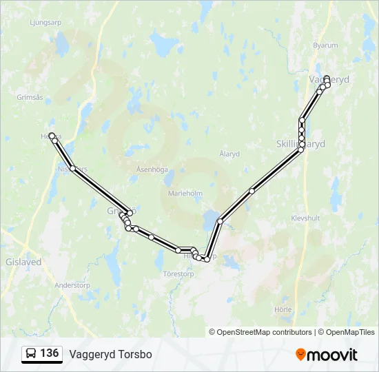 136  Line Map