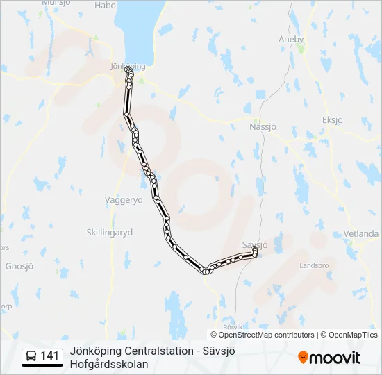 141  Line Map