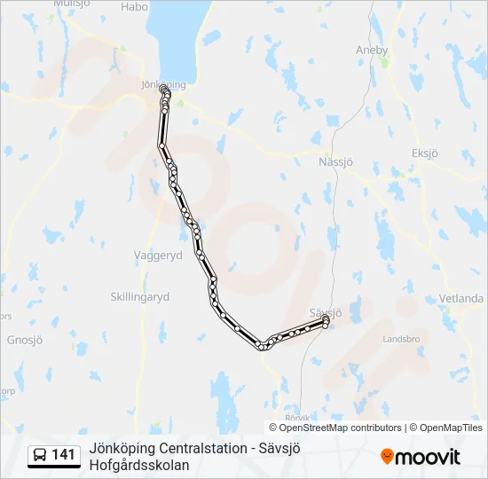 141  Line Map