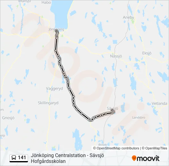 141  Line Map