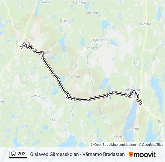 202  Line Map