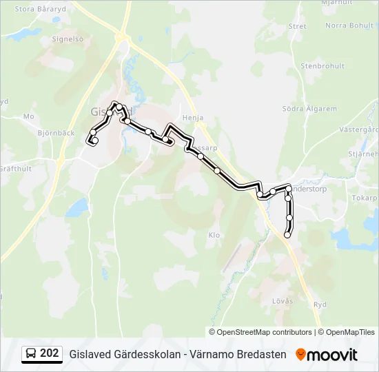 202  Line Map