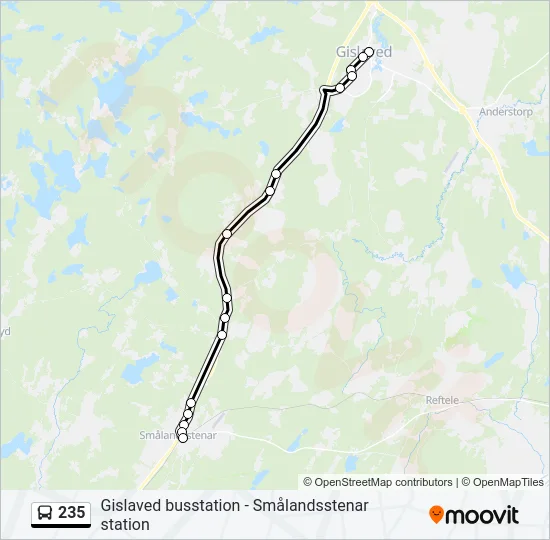 235  Line Map