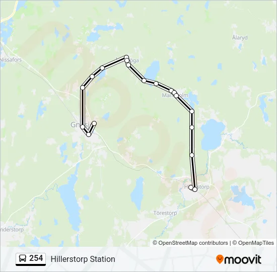 254  Line Map