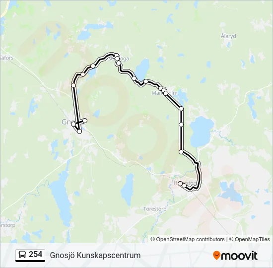 254  Line Map