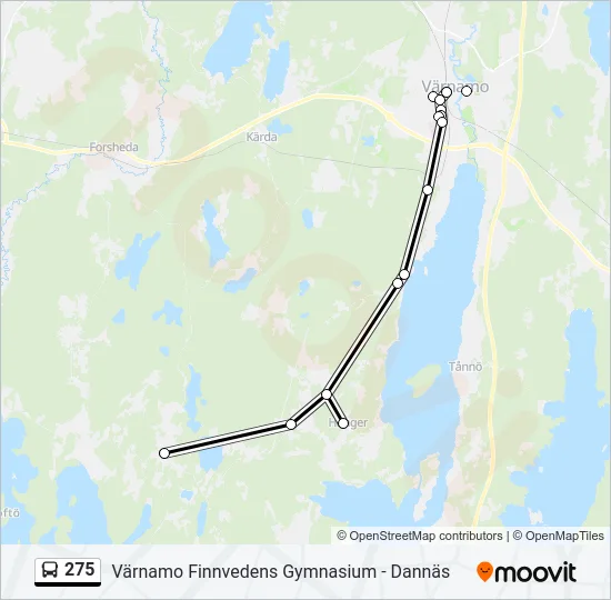 275  Line Map