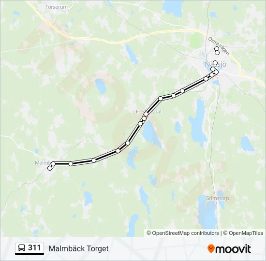 311  Line Map