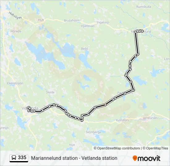 335  Line Map