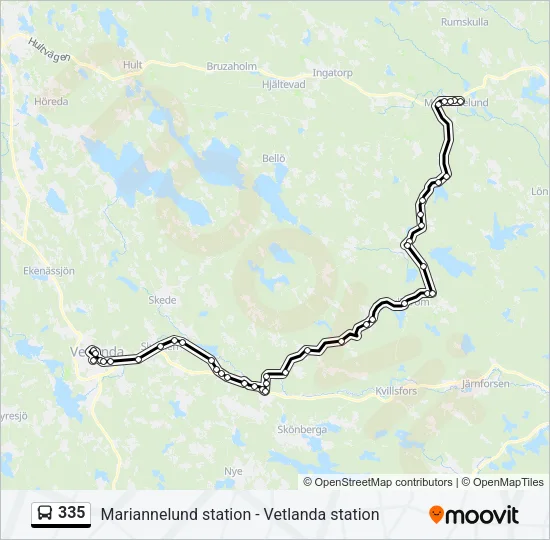 335  Line Map