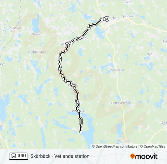 340  Line Map