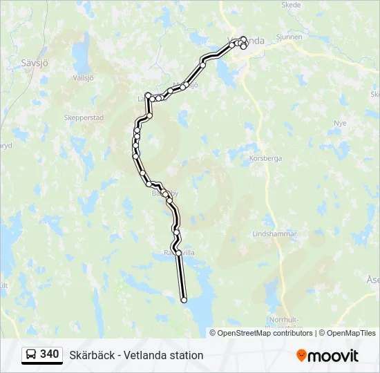 340  Line Map
