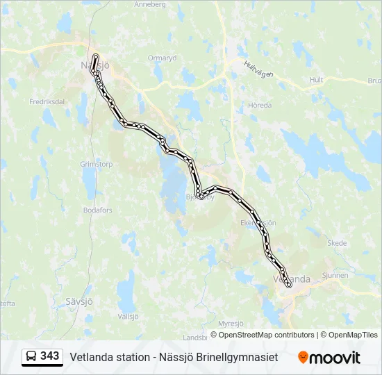 343  Line Map