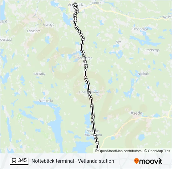 345  Line Map