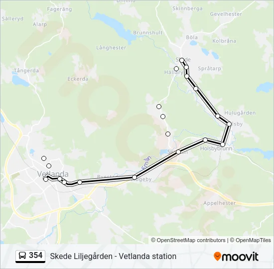 354  Line Map