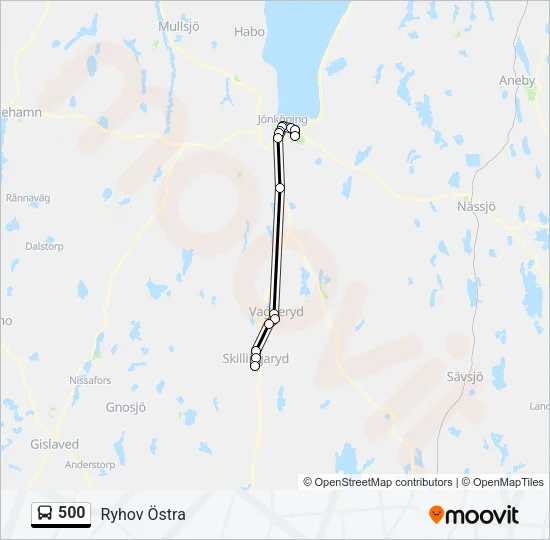 500  Line Map