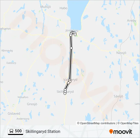 500  Line Map