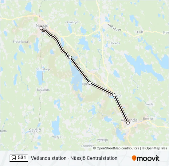 531  Line Map