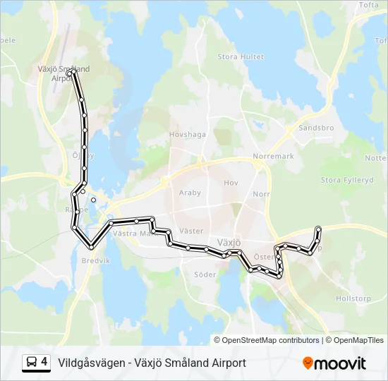 4 Bus Line Map