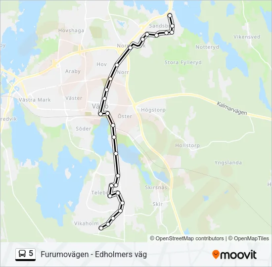 5  Line Map