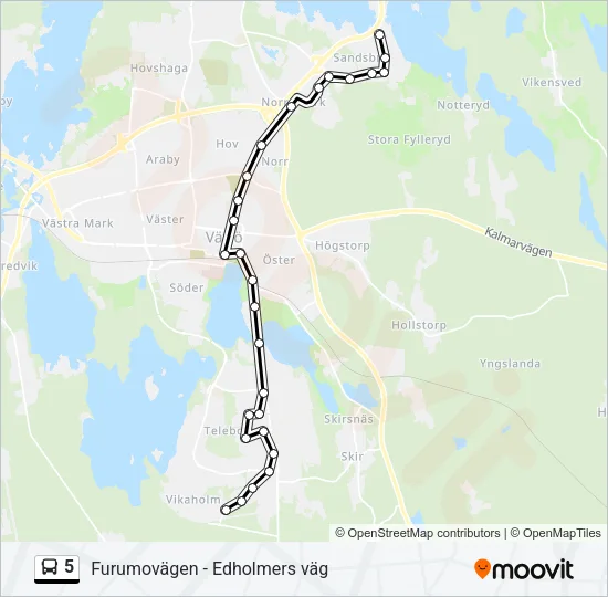 5  Line Map
