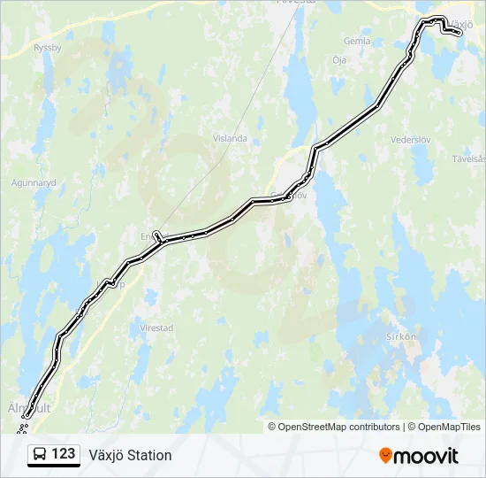 123 Bus Line Map