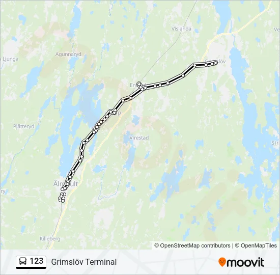 123 Bus Line Map