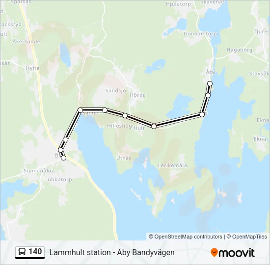 140  Line Map