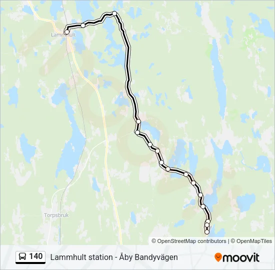 140  Line Map