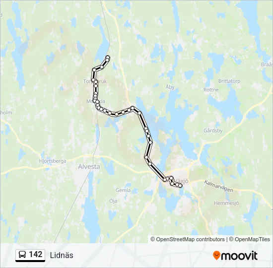 142  Line Map