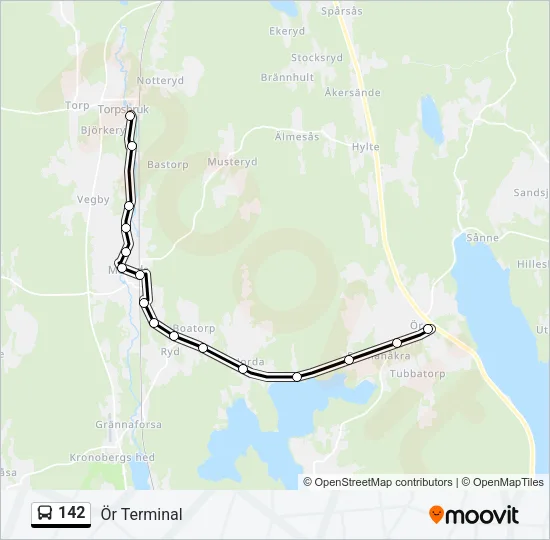 142  Line Map