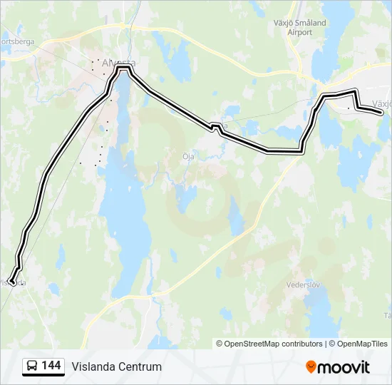 144 Bus Line Map