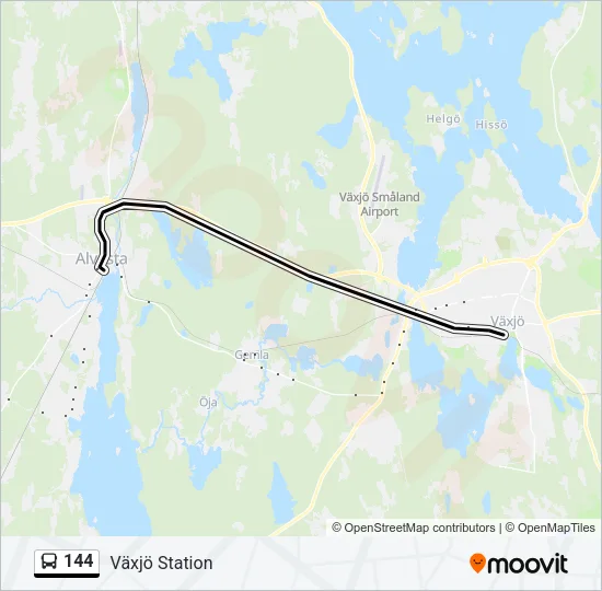 144 Bus Line Map