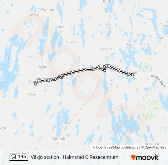 145  Line Map