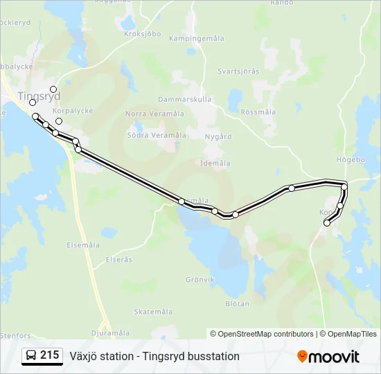 215  Line Map
