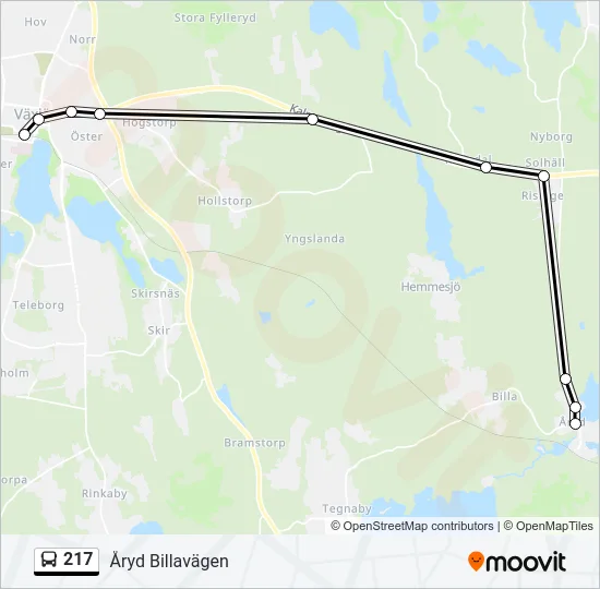 217  Line Map