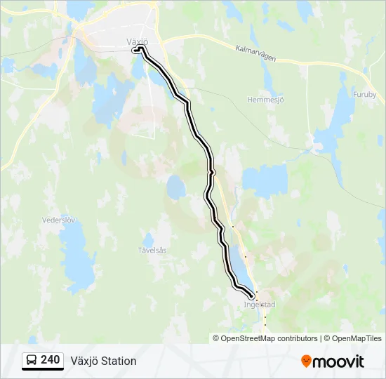 240 Bus Line Map