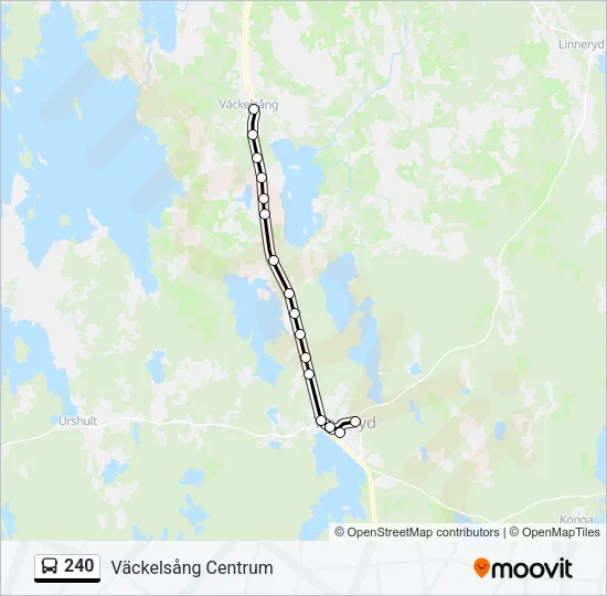 240 Bus Line Map
