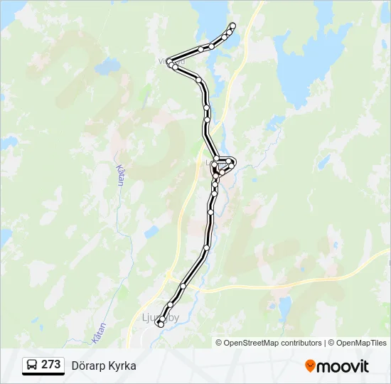 273 Bus Line Map