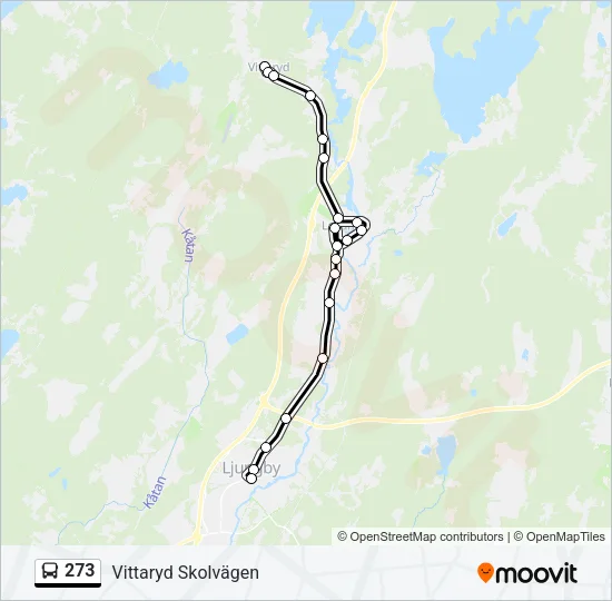 273 Bus Line Map