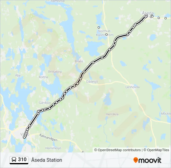 310 Bus Line Map