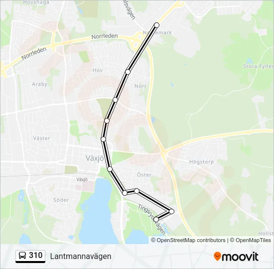 310  Line Map