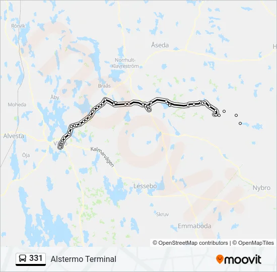 331 Bus Line Map
