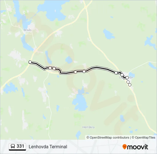 331 Bus Line Map