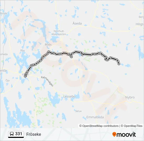 331 Bus Line Map