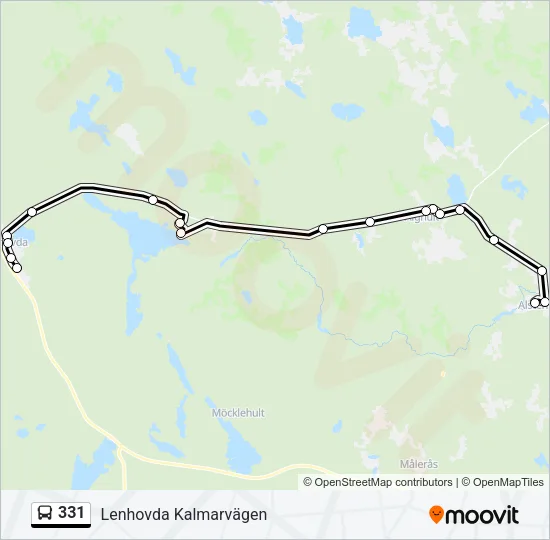 331  Linje karta