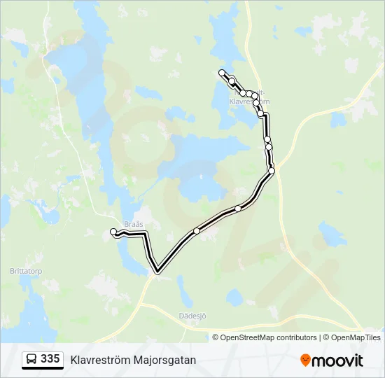 335  Line Map